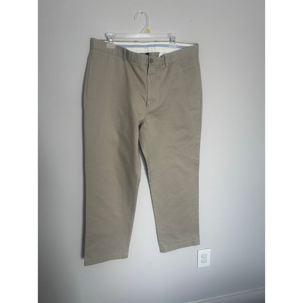 JCrew Essential Chino Pants Mens 36x30 Khaki Straight Leg Casual Cotton Trousers